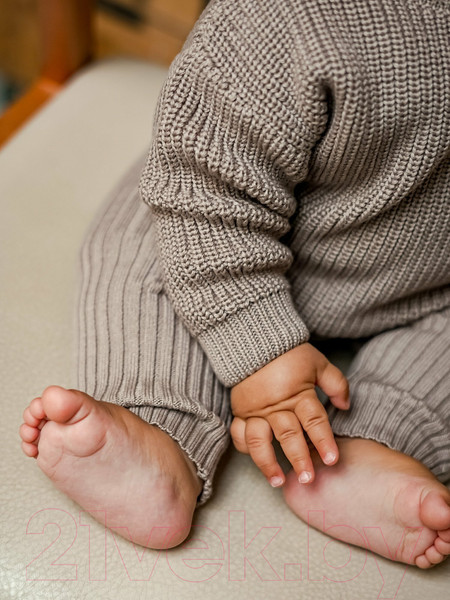 Изображение товара Штаны для малышей Amarobaby Pure Love Comfy / AB-OD23-PLС6/12-62 (коричневый, р.62)