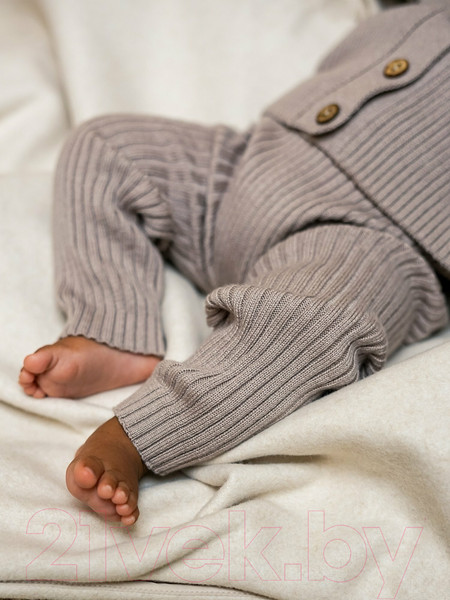 Изображение товара Штаны для малышей Amarobaby Pure Love Comfy / AB-OD23-PLС6/12-68 (коричневый, р.68)