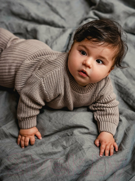 Изображение товара Штаны для малышей Amarobaby Pure Love Comfy / AB-OD23-PLС6/12-86 (коричневый, р.86)