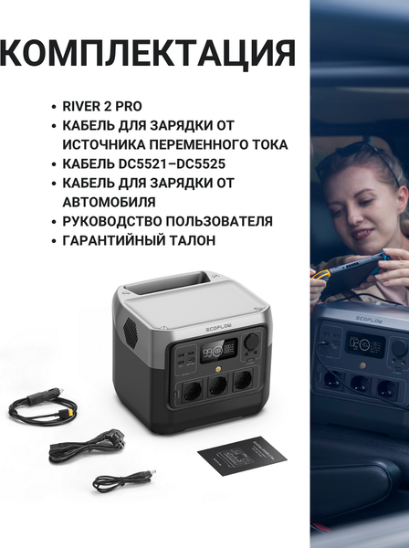 Изображение товара Портативная зарядная станция EcoFlow River 2 Pro