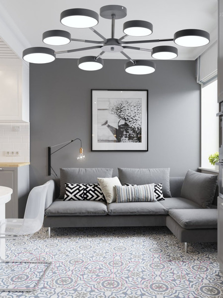 Изображение товара Потолочный светильник Mirastyle Диод MH-3224/8 GR+CR