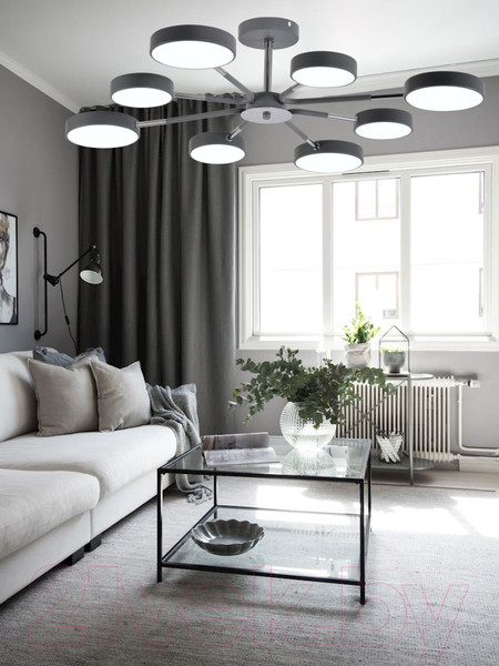 Изображение товара Потолочный светильник Mirastyle Диод MH-3224/8 GR+CR