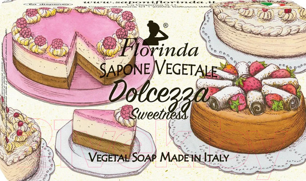 Изображение товара Мыло твердое Florinda Сладости / 65383 (100г)