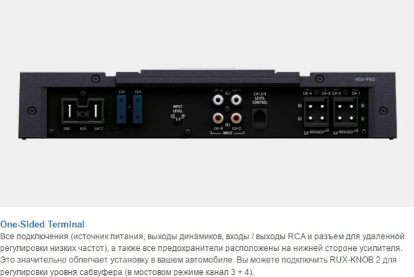 Изображение товара Автомобильный усилитель Alpine HDA-F60