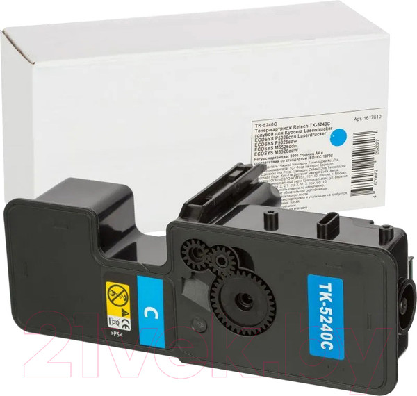 Изображение товара Тонер-картридж Retech TK-5240C