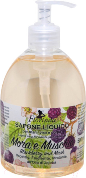 Изображение товара Мыло жидкое Florinda Ежевика и мускус / 69798 (500мл)