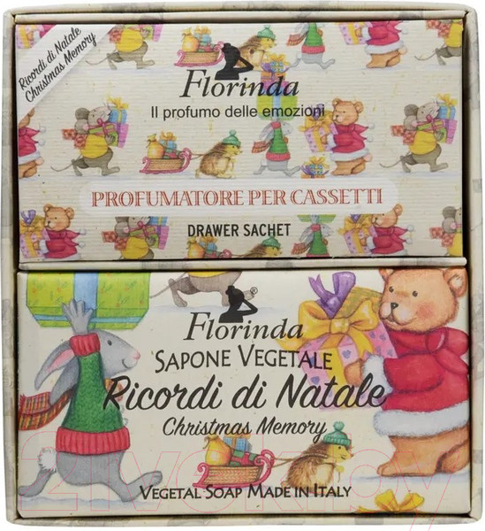 Изображение товара Подарочный набор Florinda Рождественские воспоминания (мыло 100г + саше ароматическое 3шт)