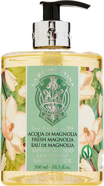 Изображение товара Мыло жидкое La Florentina Свежая магнолия (500мл)