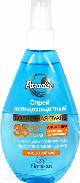 Изображение товара Спрей солнцезащитный Floresan SPF 35 Водостойкий (160мл)
