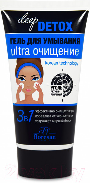 Изображение товара Гель для умывания Floresan Deep Detox (150мл)