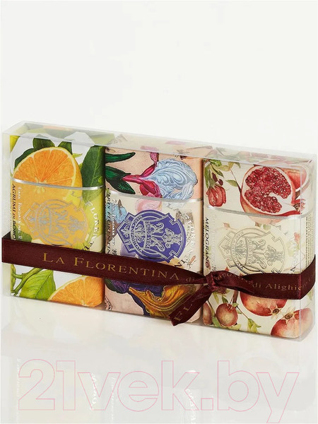 Изображение товара Набор мыла La Florentina Citrus, Florentina Iris, Pomegranate (3x200г)