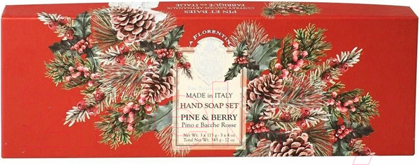 Изображение товара Набор мыла La Florentina Сосна и ягоды (3x115г)