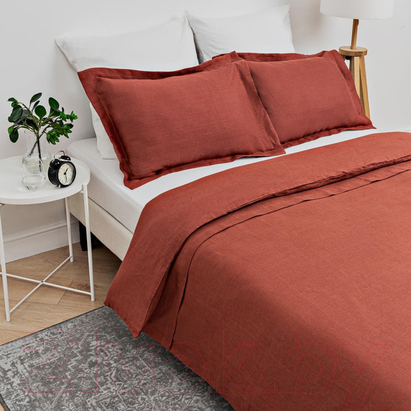 Изображение товара Комплект постельного белья Rusby 2ХМ 2 сп / 259520 (циан)