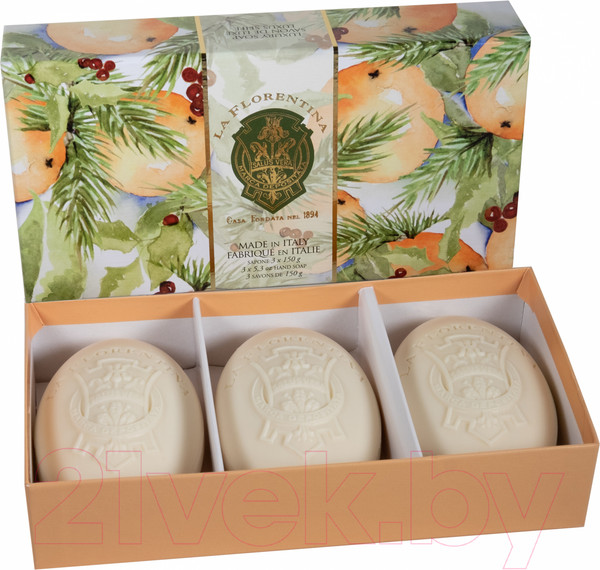 Изображение товара Набор мыла La Florentina Рыжая тосканская сосна (3x150г)