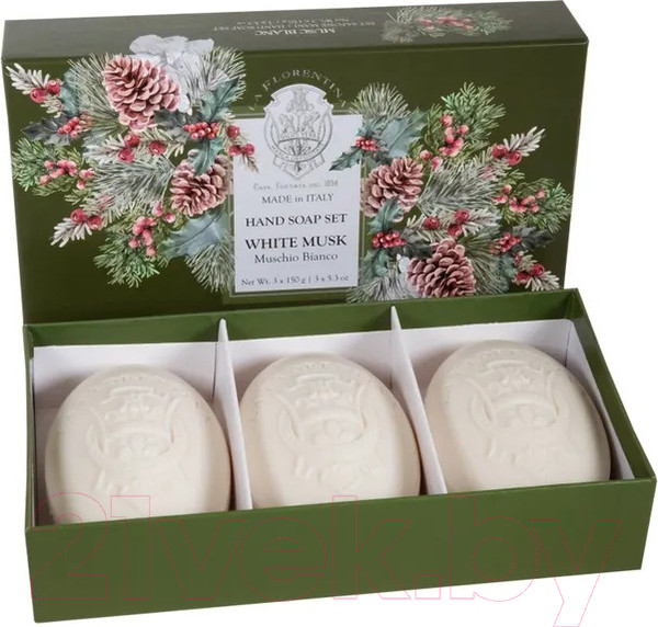 Изображение товара Набор мыла La Florentina Белый мускус (3x150г)