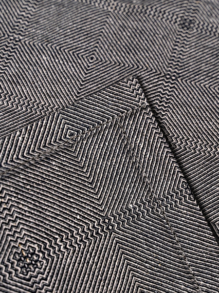 Изображение товара Штора Rusby Ромбы 150х300 / 257686 (черный)