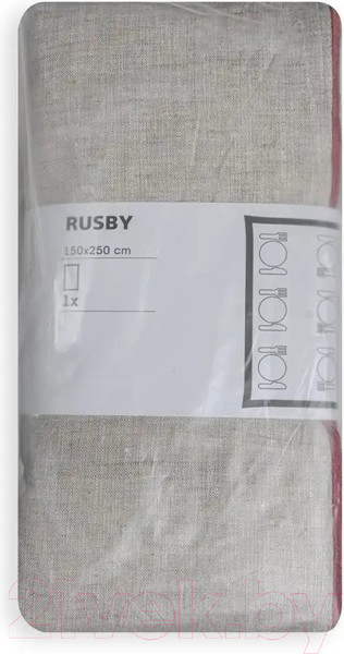 Изображение товара Скатерть Rusby Коктейль 150х250 / 278011 (бордовый)