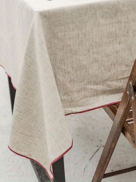 Изображение товара Скатерть Rusby Коктейль 150х250 / 278011 (бордовый)