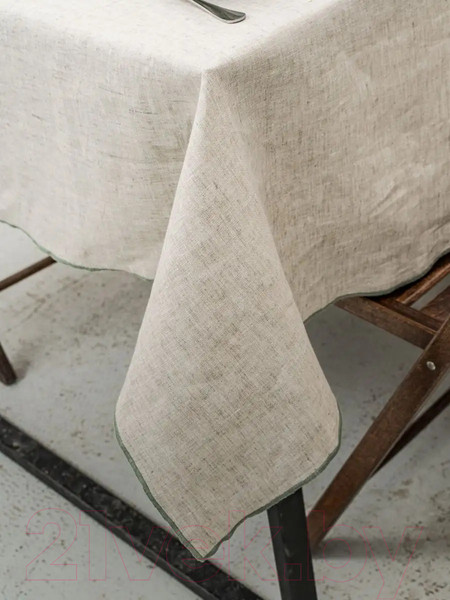 Изображение товара Скатерть Rusby Коктейль 150х250 / 278009 (светло-зеленый)