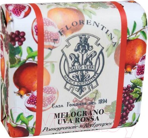 Изображение товара Мыло твердое La Florentina Гранат и красный виноград (106г)