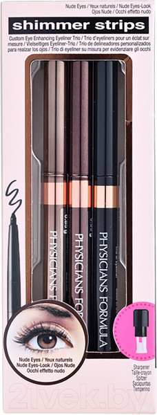 Изображение товара Карандаш для глаз Physicians Formula Shimmer Strips Eyeliner Trio (3x0.85г)