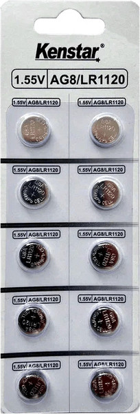 Изображение товара Комплект батареек Kenstar G8/LR1120/LR55/391A/191 1.55V BL-10 / KS-G8-BL10