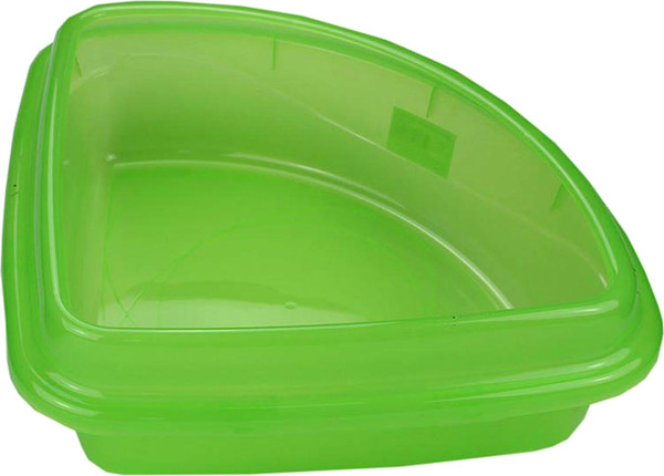 Изображение товара Туалет-лоток Dogman Дюплекс 42х42х15см (угловой)