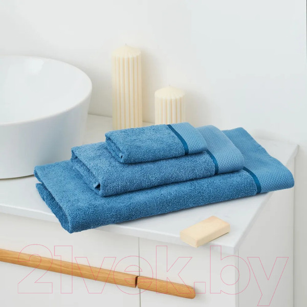 Изображение товара Набор полотенец Diana Махра / НПМD-Инд-30-50-70 (индиго)