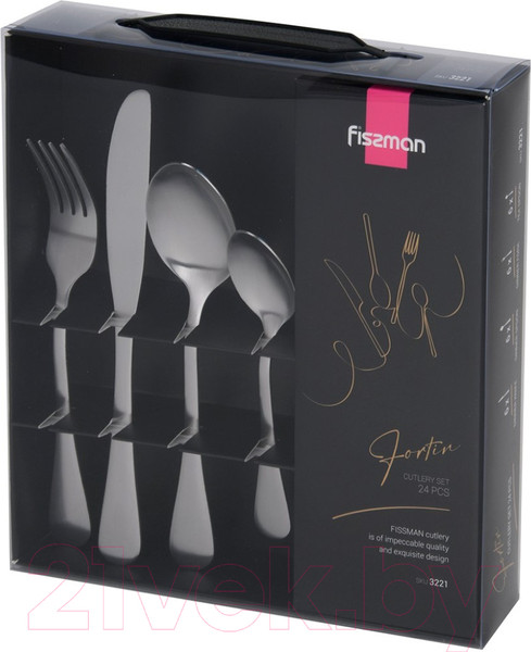 Изображение товара Набор столовых приборов Fissman Fortin 3221 (24шт)