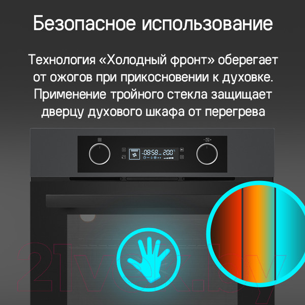 Изображение товара Электрический духовой шкаф Maunfeld AEOH6062W