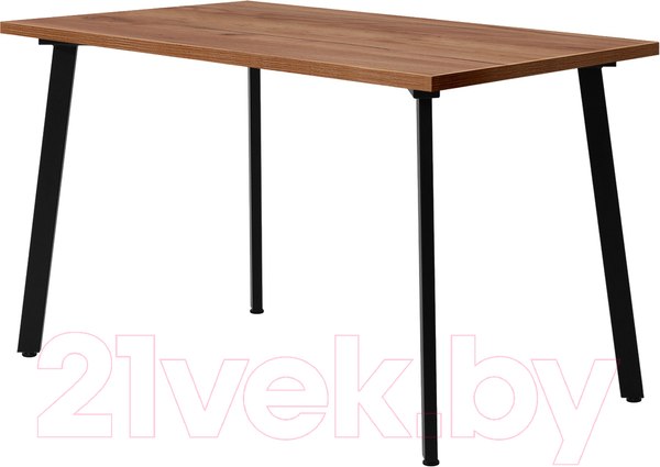 Изображение товара Обеденный стол Millwood Шанхай 120x70x75 (дуб табачный Craft/металл черный)