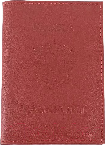 Изображение товара Обложка на паспорт Poshete 604-118LG-RED (красный)