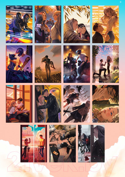 Изображение товара Набор открыток CLEVER Твое сердце будет разбито. По оск. твоего сердца / 2807855201785