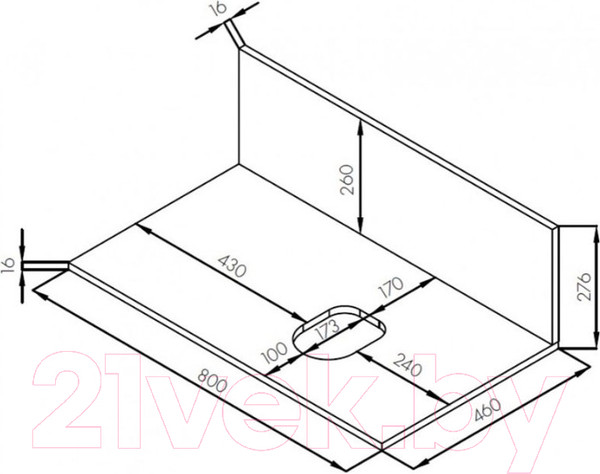 Изображение товара Тумба с умывальником Акватон Мишель 80 (1A2445K3MIDU0)