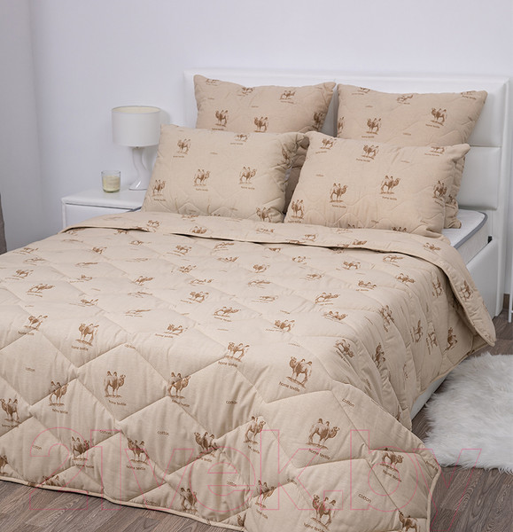 Изображение товара Одеяло Milanika Верблюжья шерсть Премиум Лайт 2сп