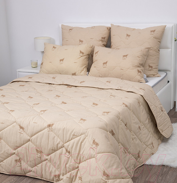 Изображение товара Одеяло Milanika Овечья шерсть Премиум Лайт 1.5сп