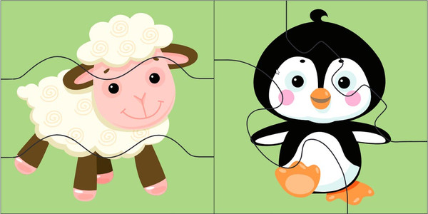 Изображение товара Развивающая игра Десятое королевство Wood. Зиг-заг Животные / 04650