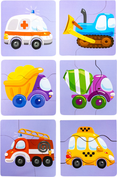 Изображение товара Развивающая игра Десятое королевство Wood. Зиг-заг Техника и транспорт / 04686