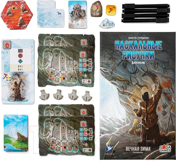 Изображение товара Дополнение к настольной игре GaGa Вечная зима. Наскальные рисунки / GG274