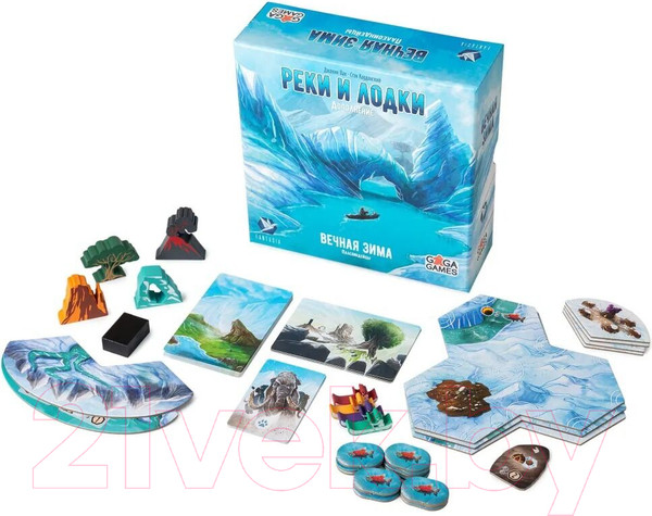 Изображение товара Дополнение к настольной игре GaGa Вечная зима. Реки и лодки / GG273