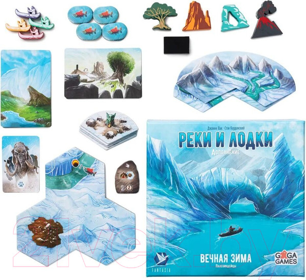 Изображение товара Дополнение к настольной игре GaGa Вечная зима. Реки и лодки / GG273