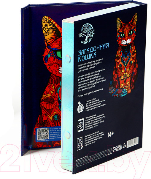 Изображение товара Пазл Treetobe Кот мандала / 9888204
