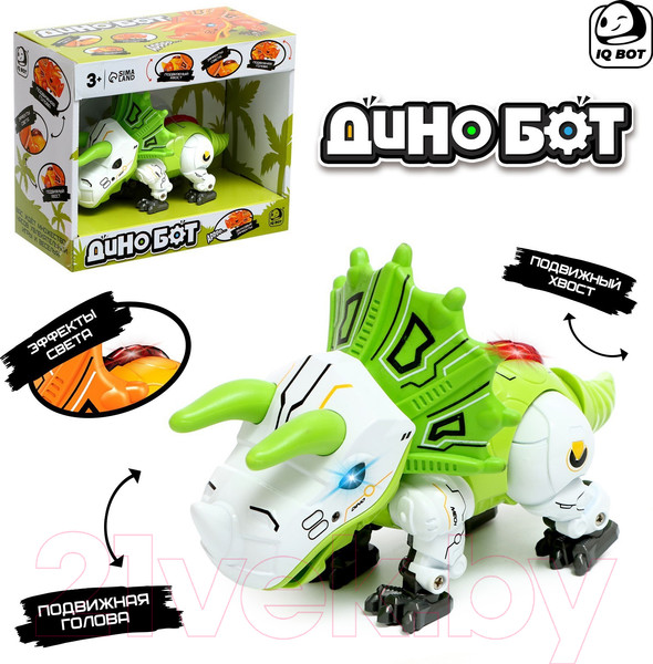 Изображение товара Робот IQ Bot Динобот MY66-Q1208 / 9768434 (зеленый)