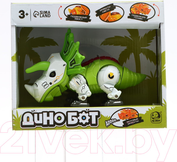 Изображение товара Робот IQ Bot Динобот MY66-Q1208 / 9768434 (зеленый)