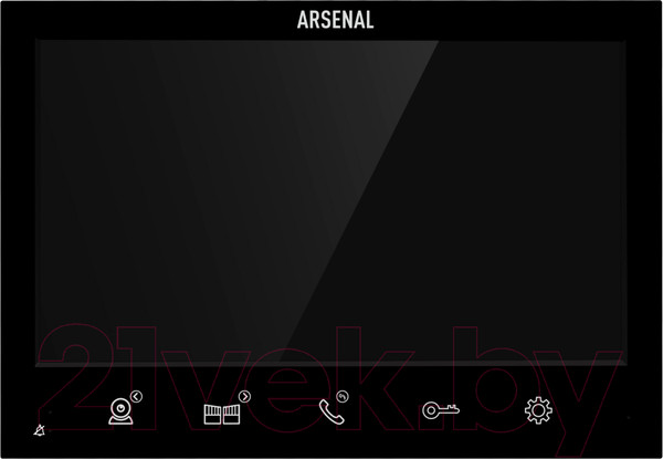 Изображение товара Монитор для видеодомофона Arsenal Грация Pro SD (черный)