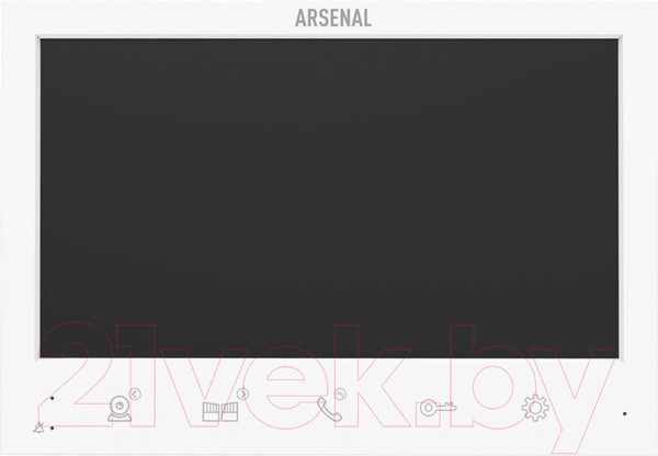 Изображение товара Монитор для видеодомофона Arsenal Грация Pro SD (белый)