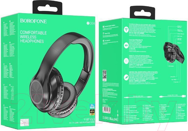 Изображение товара Беспроводные наушники Borofone BO24 (черный)