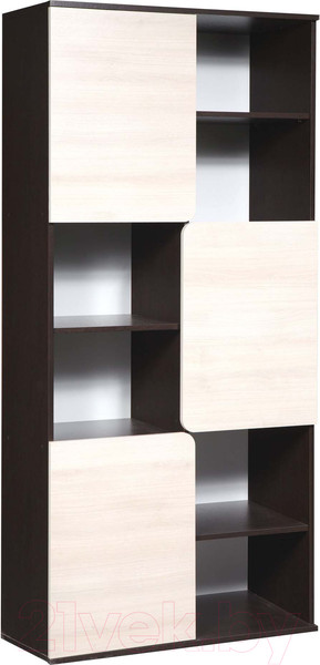 Изображение товара Стеллаж Мебель-Класс Вегас-1 (венге/ясень шимо светлый)