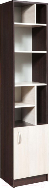 Изображение товара Стеллаж Мебель-Класс Имидж-1 (венге/ясень шимо светлый)