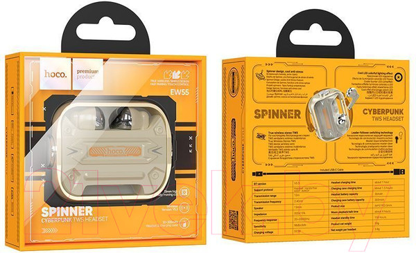 Изображение товара Беспроводные наушники Hoco EW55 TWS (золото)